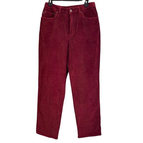 Lauren Ralph Lauren Women Pants Size 8 Corduroy Classic Preppy Dark Academia - Picture 1 of 4